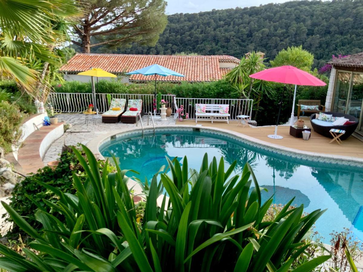 Suite Romantique Et Chambre Baroque A St Paul De Vence Exterior foto